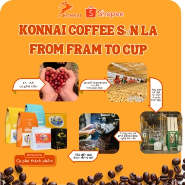 Cà phê rang xay nguyên chất FLEXIBLE Konnai – Arabica Sơn La & Robusta, hậu vị ngọt kéo dài, giá ưu đãi 100.000₫ 7
