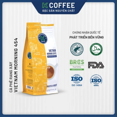 Cà Phê Rang Xay Nguyên Chất K Vietnam Morning 454g - Hương Vị Sáng, Giá 248.000đ