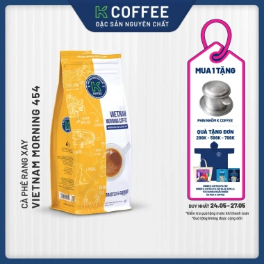 Cà Phê Rang Xay Nguyên Chất K Vietnam Morning 454g - Hương Vị Sáng, Giá 248.000đ