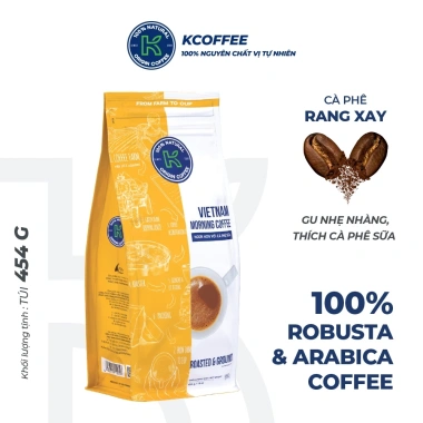 Cà Phê Rang Xay Nguyên Chất K Vietnam Morning 454g - Hương Vị Sáng, Giá 248.000đ