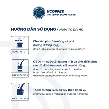 Cà Phê Rang Xay Nguyên Chất K Vietnam Morning 454g - Hương Vị Sáng, Giá 248.000đ