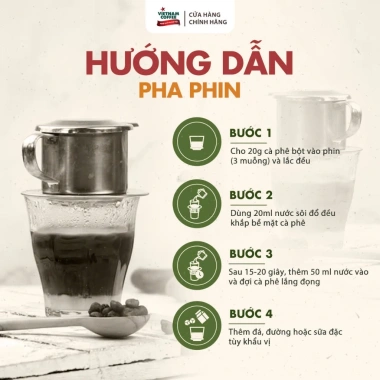 Cà phê rang xay Robusta 100% Vietnam Coffee 500gr cho phin túi - Giá ưu đãi 339k 4
