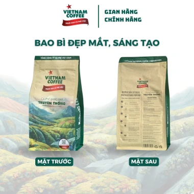 Cà phê rang xay Robusta 100% Vietnam Coffee 500gr cho phin túi - Giá ưu đãi 339k 6