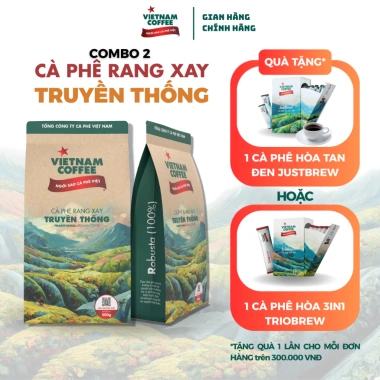 Cà phê rang xay Robusta 100% Vietnam Coffee 500gr cho phin túi - Giá ưu đãi 339k 8