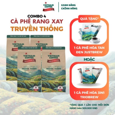 Cà phê rang xay Robusta 100% Vietnam Coffee 500gr cho phin túi - Giá ưu đãi 339k 10