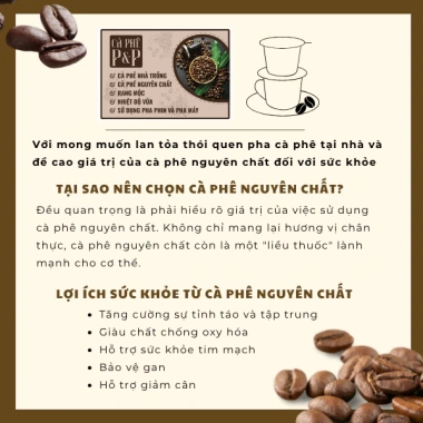 Cà phê Robusta 100% rang mộc, xay vừa, thích hợp pha phin và máy - 500g, giảm 19% 6 Cà phê Robusta 100% rang mộc, xay vừa, thích hợp pha phin và máy - 500g, giảm 19% 6