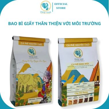 Cà phê Robusta Natural Dark 100% - Đắng mạnh, phù hợp pha phin, giảm 20%