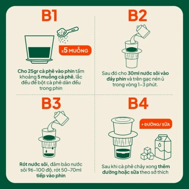 Cà phê Robusta rang xay Bemor - vị đắng nhẹ, ngọt hậu, phù hợp phin, coldbrew 5