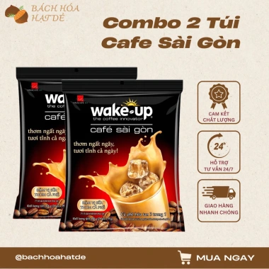 Cà Phê Sài Gòn Wake-up 3in1 Hòa Tan 456g Combo 2 Giá Ưu Đãi 121.900 VND