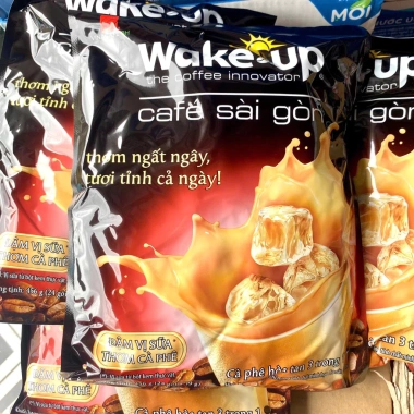 Cà Phê Sài Gòn Wake-up 3in1 Hòa Tan 456g Combo 2 Giá Ưu Đãi 121.900 VND 3 Cà Phê Sài Gòn Wake-up 3in1 Hòa Tan 456g Combo 2 Giá Ưu Đãi 121.900 VND 3