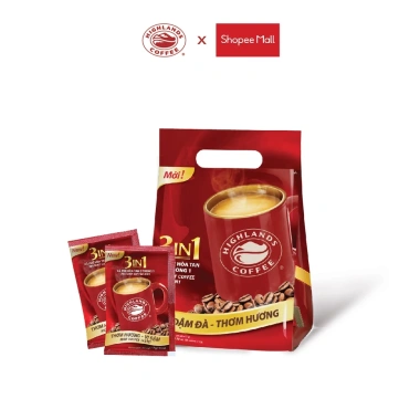 Cà phê sữa hòa tan 3in1 Highlands Coffee - 50 gói 17g, giảm còn 219.000đ