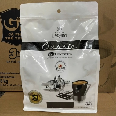 Cà Phê Sữa Hòa Tan Trung Nguyên Legend Classic Bịch 50 Gói Giá 205.000 Hương Đậm 5