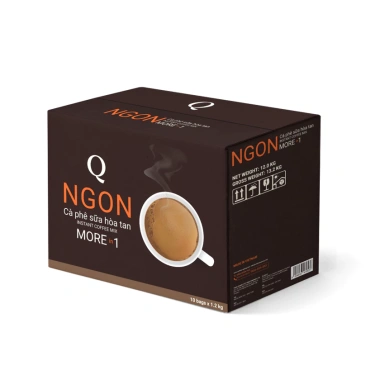 Cà phê sữa Ngon 1,2kg bịch 60 gói 20gr - Trần Quang, giảm 17% chỉ 129.000₫ 5