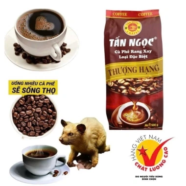 Cà Phê Tấn Ngọc Thượng Hạng Moka Ban Mê Thuột 1KG - Gu Mạnh Vị Đậm, Rang Xay Pha Phin | Gilman Home 2