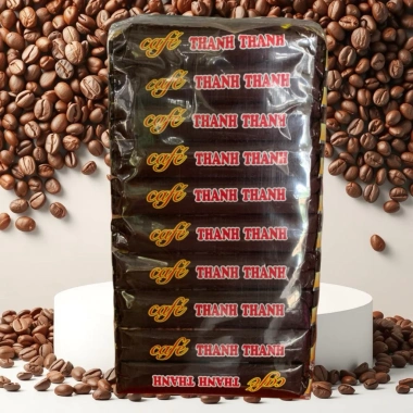 Cà Phê Thanh Thanh Rang Xay Pha Phin - Thơm Béo Sánh Đậm, Giá Ưu Đãi 64.000₫ 4