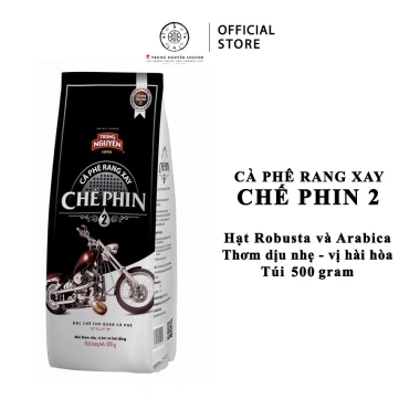 Cà phê Trung Nguyên Chế Phin 1-2-3-4-5 gói 500g - Hương thơm đậm, giá ưu đãi 160.000₫