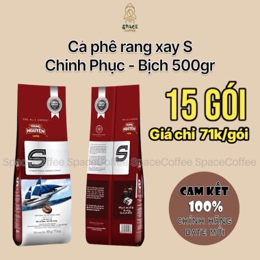 Cà Phê Trung Nguyên Rang Xay S 15 Gói 500g - Giảm Giá Đặc Biệt 1.350.000 VND