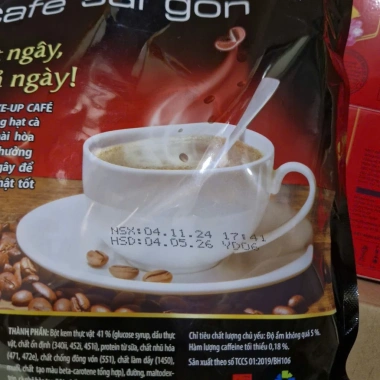 Cà Phê Wake Up Sài Gòn 456g (24x19g) & Tây Nguyên 288g (18x16g) - Giá ưu đãi 68.600 VND 5
