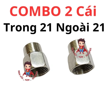 Cà rá răng 21mm ren 1/2, tất cả ren 1/2 21-20mm, giá chỉ 19.260 VND, giảm mạnh 11