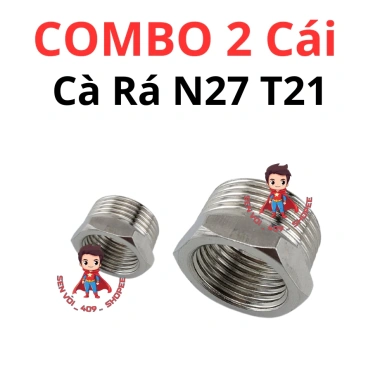 Cà rá răng 21mm ren 1/2, tất cả ren 1/2 21-20mm, giá chỉ 19.260 VND, giảm mạnh 13