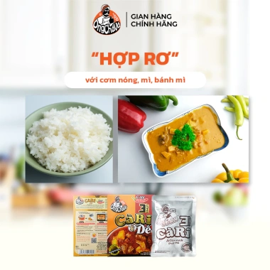 Cà Ri 3 Phút Dê Cay Ông Chà 200g Thịt Thật Giá chỉ 47.000 VND giảm mạnh