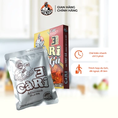 Cà Ri 3 Phút Gà Cay Ông Chà 200g: Thịt Thật, Đậm Đà, Giá 45.000đ 2