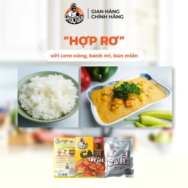 Cà Ri 3 Phút Gà Cay Ông Chà 200g: Thịt Thật, Đậm Đà, Giá 45.000đ 3