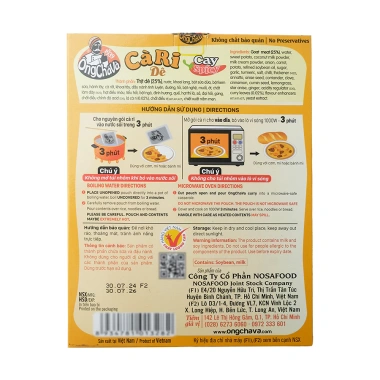 Cà Ri 3 Phút Vị Dê Cay Ông Chà 200gr - Hàng Chính Hãng, Giá chỉ 37.000 VND 5