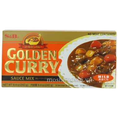 Cà ri ngọt Golden Curry Mild 240g - Nấu nhanh, tiện lợi, giá ưu đãi 154.000