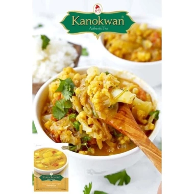 Cà ri vàng Kanokwan Thái Lan 50g - Hương vị chuẩn Thái, chỉ 27.000đ (giá gốc 33.750đ)