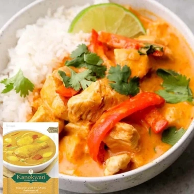 Cà ri vàng Kanokwan Thái Lan 50g - Hương vị chuẩn Thái, chỉ 27.000đ (giá gốc 33.750đ)