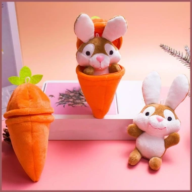 Cà Rốt Thỏ Phục Sinh Túi Thỏ Đồ Chơi Dễ Thương Dành Cho Bé Trai và Bé Gái Ba Lô Ví 6 Cà Rốt Thỏ Phục Sinh Túi Thỏ Đồ Chơi Dễ Thương Dành Cho Bé Trai và Bé Gái Ba Lô Ví 6
