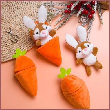 Cà Rốt Thỏ Phục Sinh Túi Thỏ Đồ Chơi Dễ Thương Dành Cho Bé Trai và Bé Gái Ba Lô Ví 7 Cà Rốt Thỏ Phục Sinh Túi Thỏ Đồ Chơi Dễ Thương Dành Cho Bé Trai và Bé Gái Ba Lô Ví 7