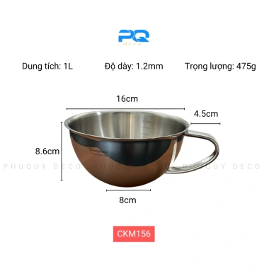 Ca tô pha mỳ inox 18/10 size 13/16cm: Bữa sáng tiện lợi, giá ưu đãi 280.000₫ 7 Ca tô pha mỳ inox 18/10 size 13/16cm: Bữa sáng tiện lợi, giá ưu đãi 280.000₫ 7