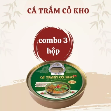 Cá Trắm Cỏ Kho ROCA 500g: Cá Kho Niêu Truyền Thống, chuẩn VietGAP, đậm đà, ăn kèm cơm