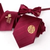 Cà vạt 8cm Burgundy Happy Groom - Đỏ lười - Phù hợp cưới và quà tặng nam nữ, giá 75.599₫ 3