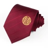 Cà vạt 8cm Burgundy Happy Groom - Đỏ lười - Phù hợp cưới và quà tặng nam nữ, giá 75.599₫ 5