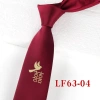 Cà vạt 8cm Burgundy Happy Groom - Đỏ lười - Phù hợp cưới và quà tặng nam nữ, giá 75.599₫ 9