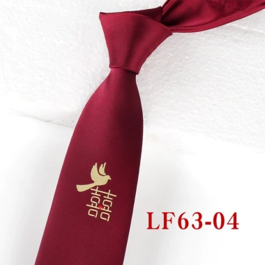 Cà vạt 8cm Burgundy Happy Groom - Đỏ lười - Phù hợp cưới và quà tặng nam nữ, giá 75.599₫ 9