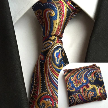 Cà vạt 8cm Hàn Quốc - Dây buộc túi vuông bộ lụa handmade nhiều màu nam polyester 5