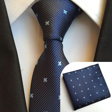 Cà vạt 8cm Hàn Quốc - Dây buộc túi vuông bộ lụa handmade nhiều màu nam polyester 6