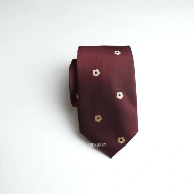 Cà vạt 8cm hoa nhỏ Tết - Đám cưới, mẫu Flowers Pattern, The Harry, chỉ 225.000 VND 9