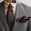 Cà vạt Anchor Bean Dots Polysilk 8cm sang trọng cho tiệc cưới, đám hỏi - Giá ưu đãi 175.000₫ 5