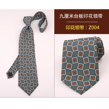 Cà vạt bản rộng 9cm in họa tiết bàn tay phong cách Hong Kong thời trang nam giá ưu đãi 9