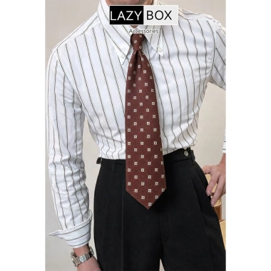 Cà vạt Caravat nam công sở Sartorial Guys 8cm tone đỏ nâu - Giá chỉ 175.000đ 9 Cà vạt Caravat nam công sở Sartorial Guys 8cm tone đỏ nâu - Giá chỉ 175.000đ 9