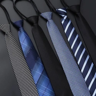 Cà Vạt Đen Khóa Kéo Hàn Quốc Sang Trọng – Phong Cách Lý Tưởng Cho Chú Rể