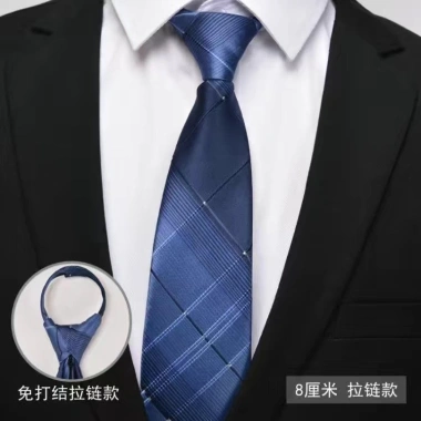 Cà vạt đỏ nam, dây kéo lười, phù hợp công sở & cưới, dễ nút thắt áo sơ mi
