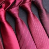 Cà vạt đỏ nam Zipper tiện lợi - Quà tặng chú rể, phụ kiện doanh nhân 2