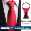 Cà vạt đỏ nam Zipper tiện lợi - Quà tặng chú rể, phụ kiện doanh nhân 4