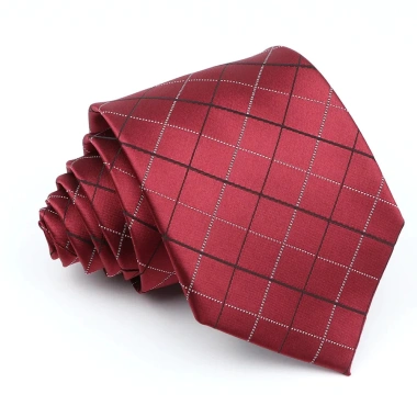 Cà vạt đỏ Zonfaz 8cm - Sọc paisley hoa lụa, chắc chắn, thời trang, 68.364₫ 7